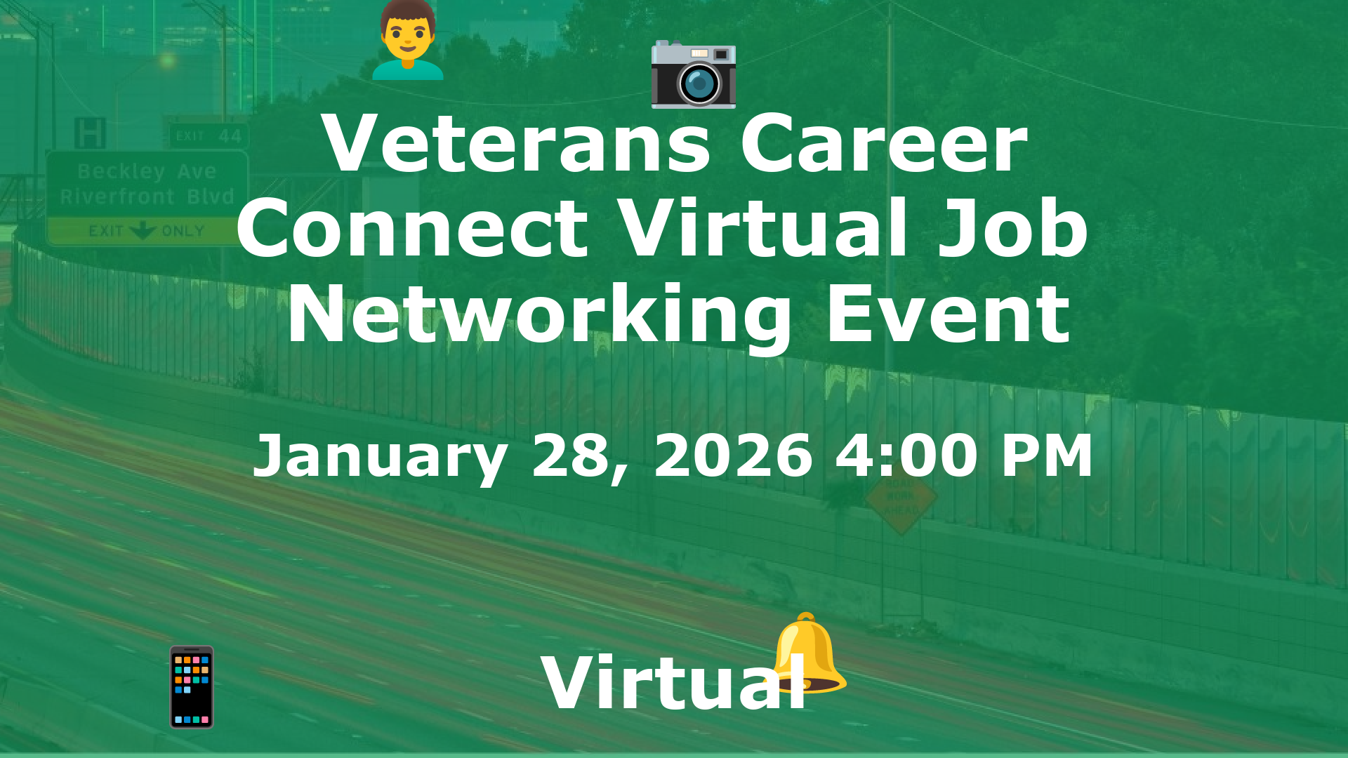 Veterans Career Connect Virtual Job  Networking Event event image